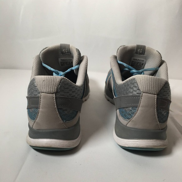 Reebok Sublite Duo Flow Running Sneaker Gray and Teal Lace Up Shoe Size 9 - Picture 4 of 8